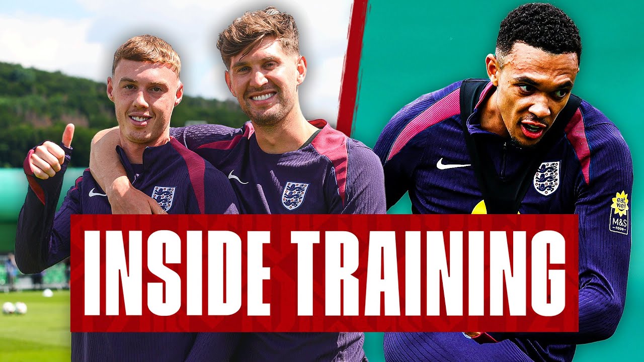 Trent’s Technique, Mainoo’s Curlers & Stones’ Worldie | England Training Highlights