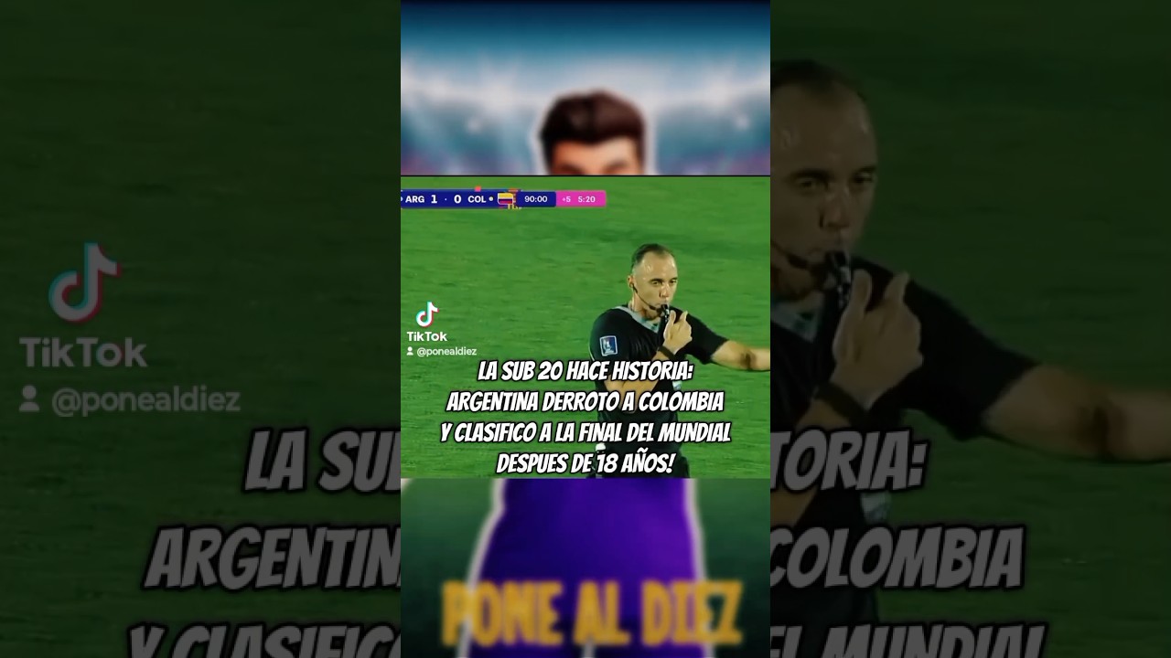 Argentina avanza a la final del Mundial Sub 20 ⚽