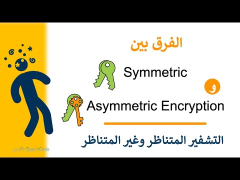الفرق بين symmetric encryption و asymmetric encryption | #Encryption  بالعربي