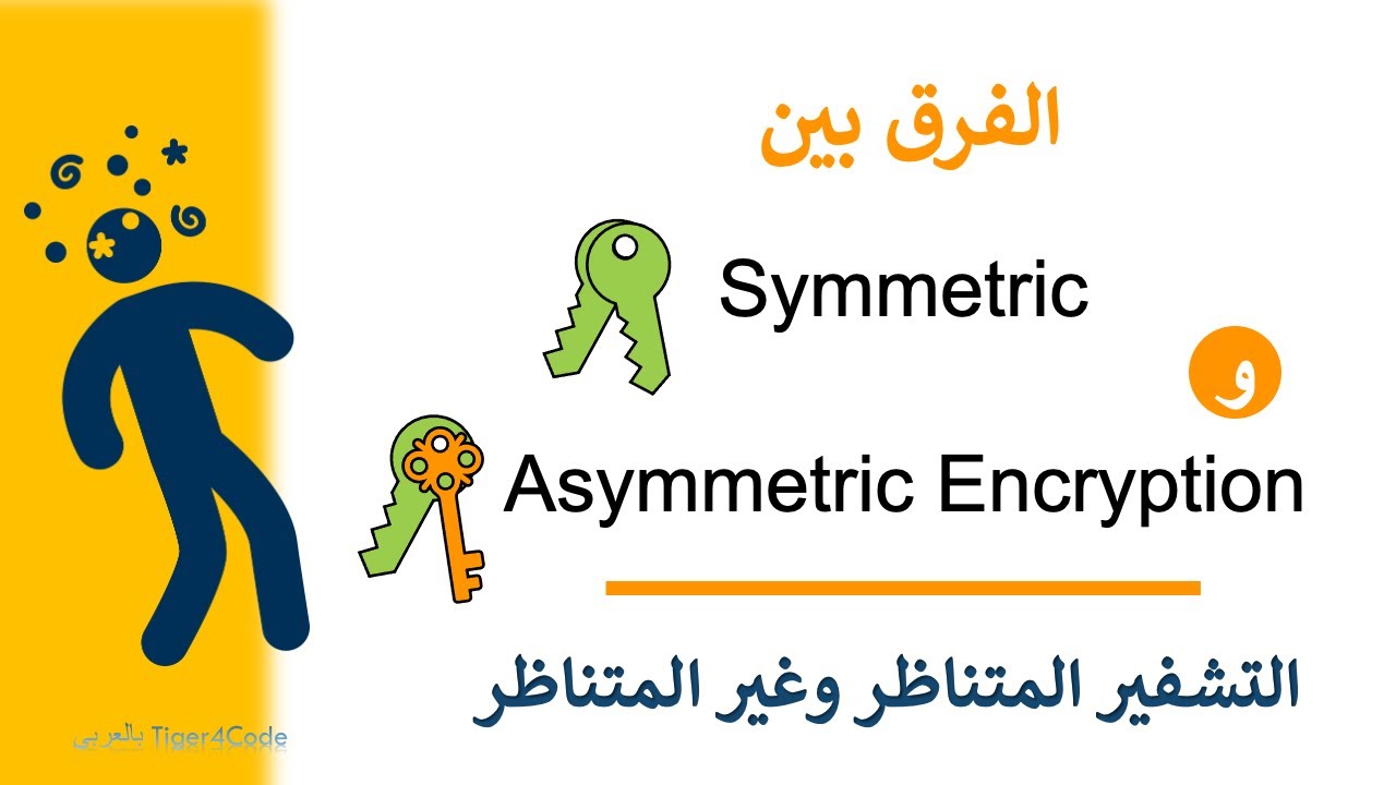 ما الفرق بين التشفير المتناظر وغير المتناظر؟ 🔐 شرح مبسط
