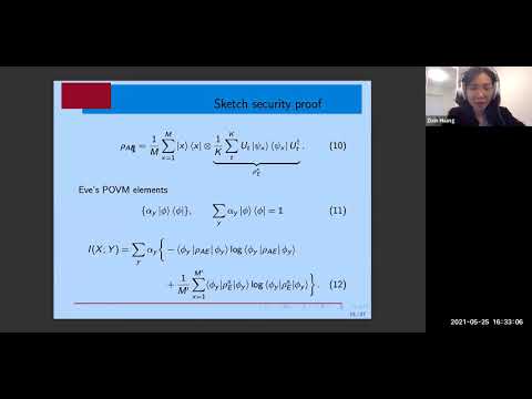 Zixin Huang - Private-Key Quantum Cryptography with Boson Sampling devices