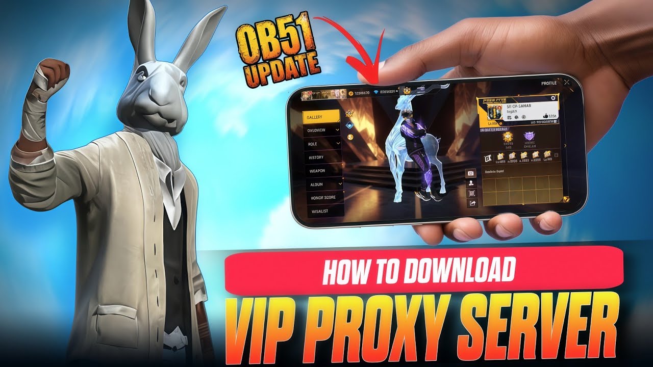 Download Free Fire VIP Proxy Server & Gift 💎 | Easy Step-by-Step Guide