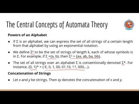 Introduction to Formal Language and Automata Theory