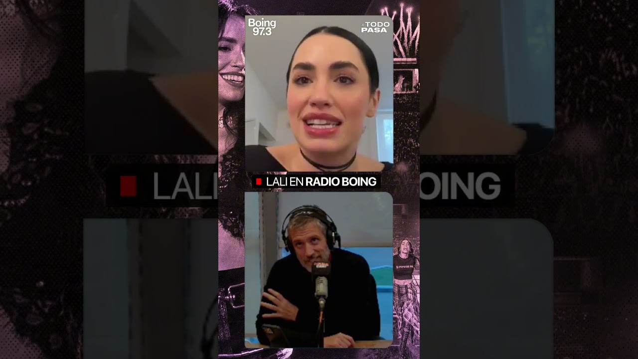 LALI en RADIO BOING y su mejor ANÉCDOTA: "Trabajo desde los 10 años"