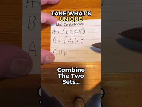 Union of sets explained