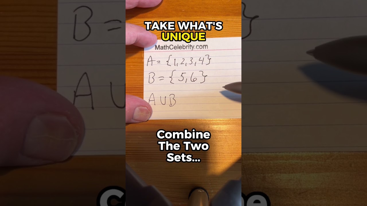 Understanding the Union of Sets: A Simple Explanation 📚