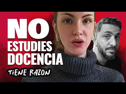 "NO ESTUDIES DOCENCIA!" Dicho por una docente