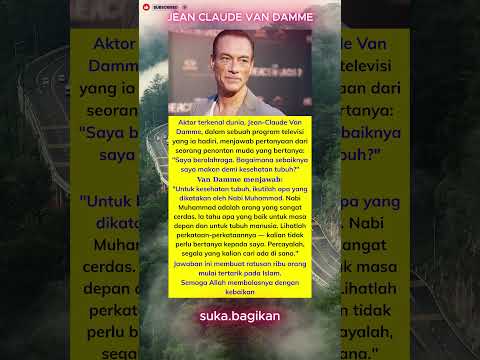 Jean-Claude Van Damme tentang Nabi Muhammad #ceritainspiratif #masukberanda #qoutes #reminder