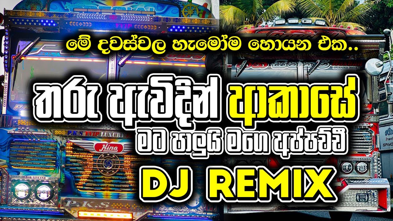 තරු ඇවිදින් ආකාසේ 🎶 DJ Remix 2025 | New Bus DJ Remix