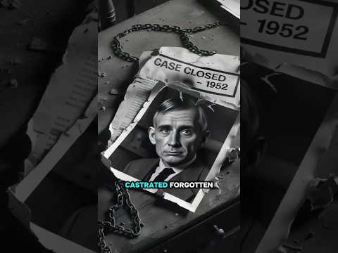 Alan Turing-Cracked Enigma,Shunned by Society #history #facts #shorts