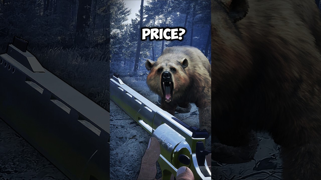 Expensive Revolver vs Bear in The Hunter 🐻