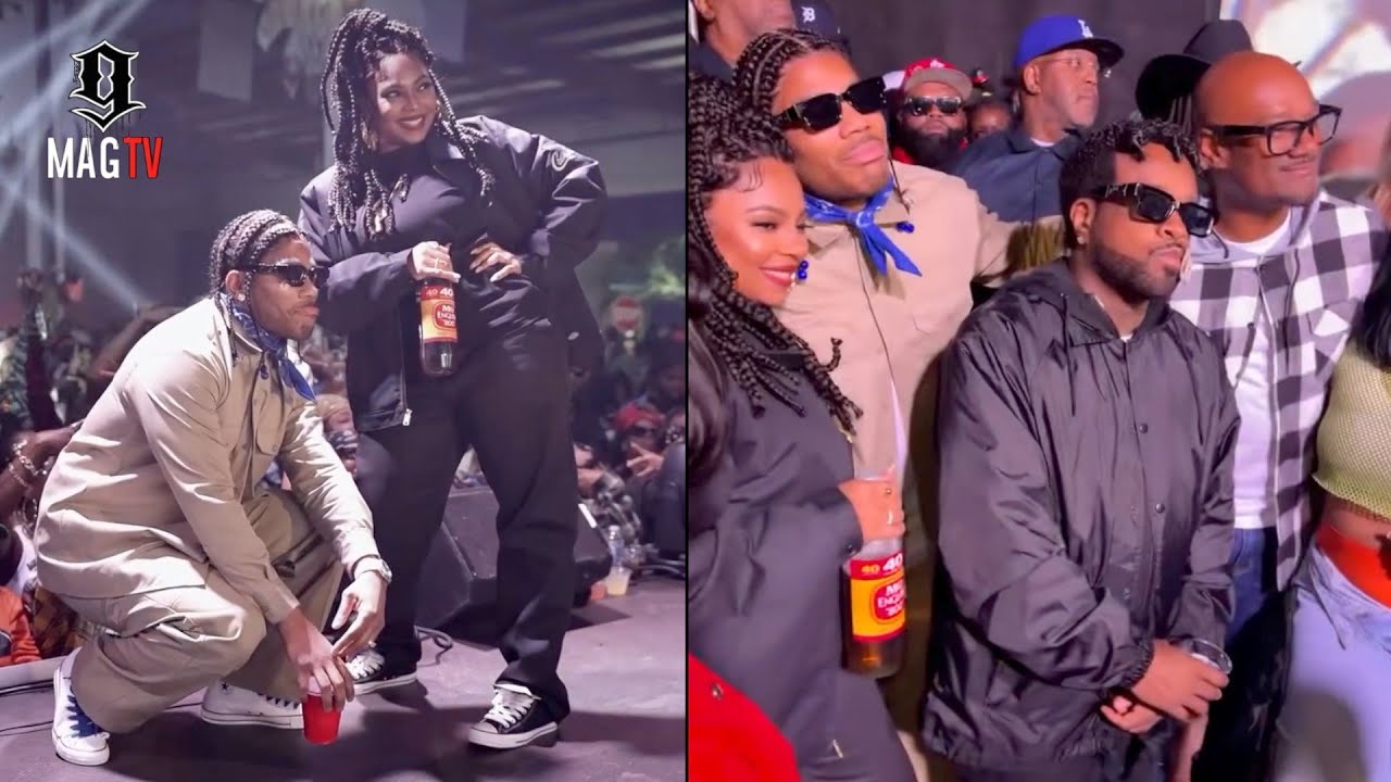 Nelly & Ashanti Celebrate 90s West Coast Halloween Birthday Party