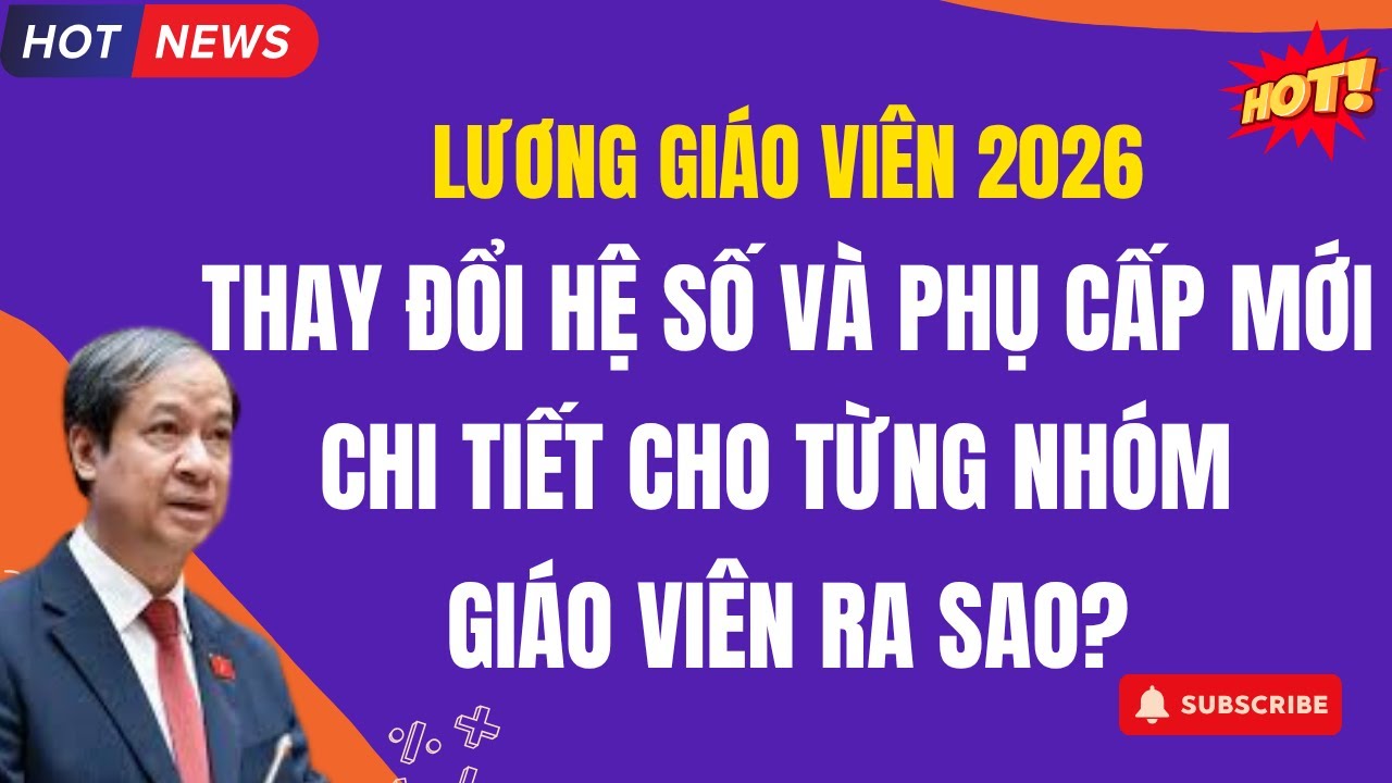 Cập Nhật Mức Lương Giáo Viên Mới 2026: Chi Tiết Từng Nhóm 🎓