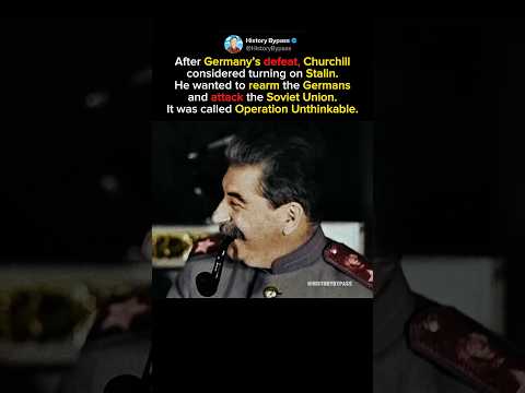 Churchill’s Secret Plan to Attack the Soviet Union #shorts