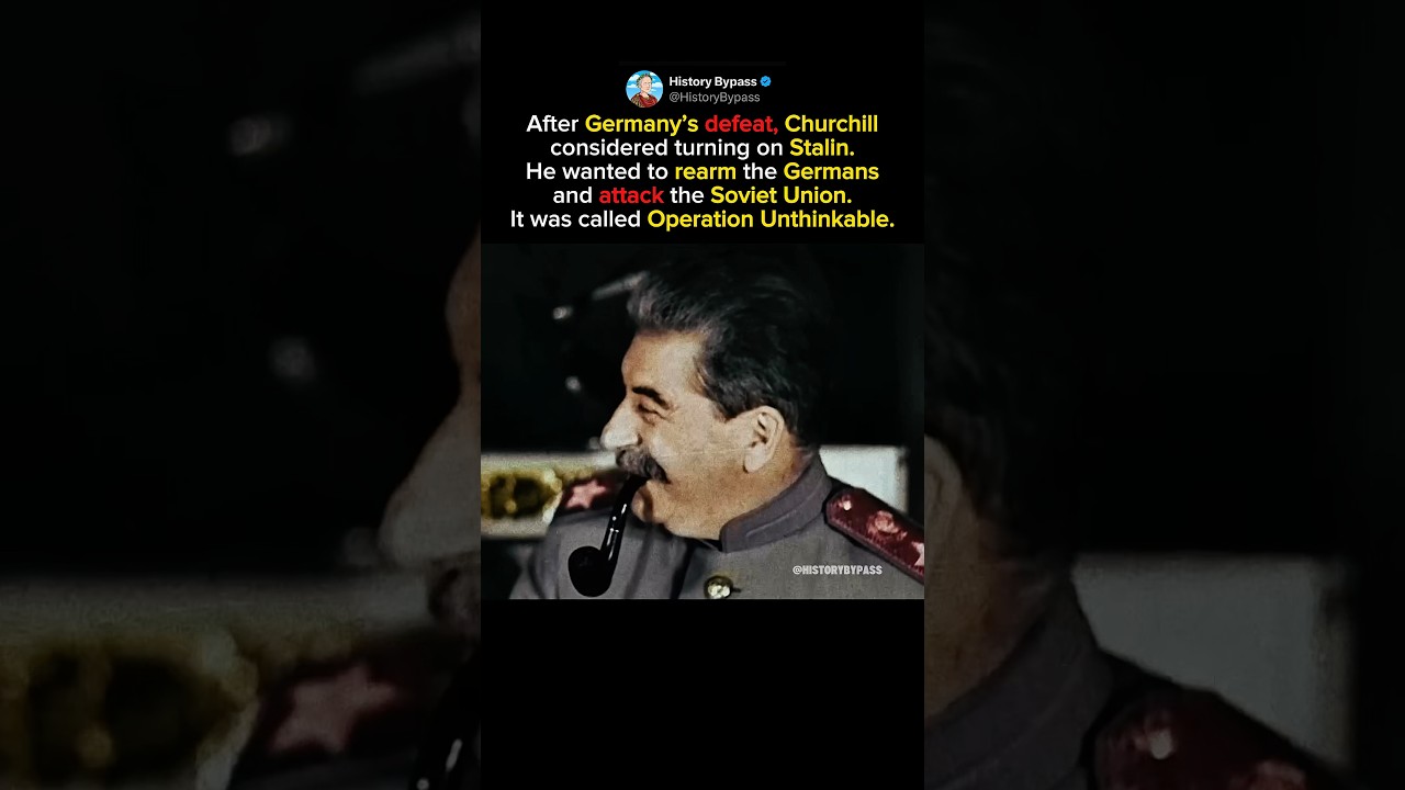 Churchill's Hidden 1945 Plan to Attack the Soviet Union 🇷🇺