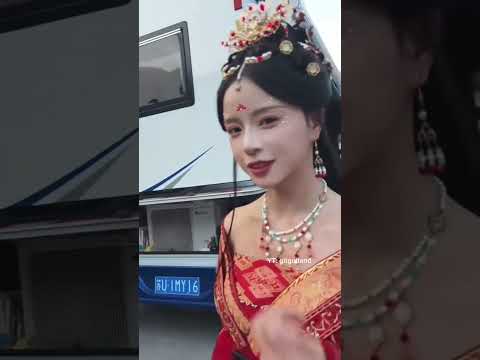 Cutie Pie Zhao Muyan drama costume with zheng feng #赵慕颜#cdrama #zhaomuyan #shortdrama #郑峰