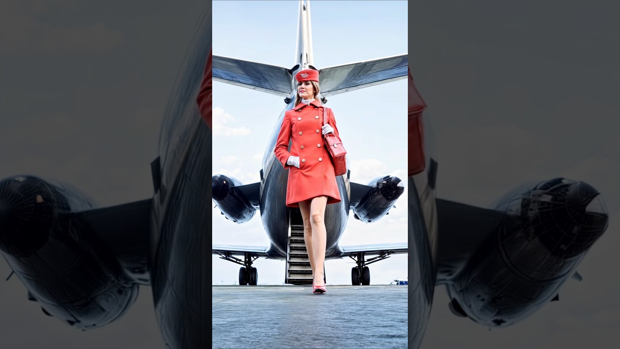 Sky-High Glamour: Stewardesses of the Golden Age ✈️