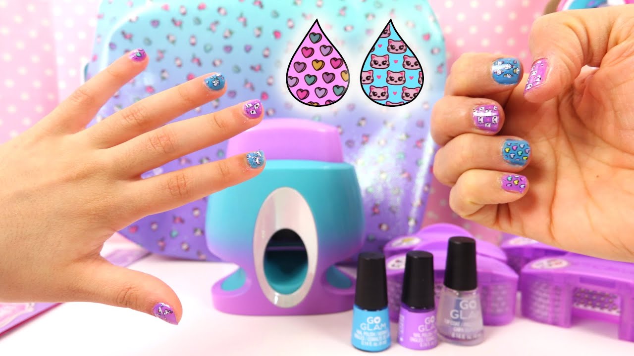 Manucure à motifs avec Go Glam Nail Stamper 💅
