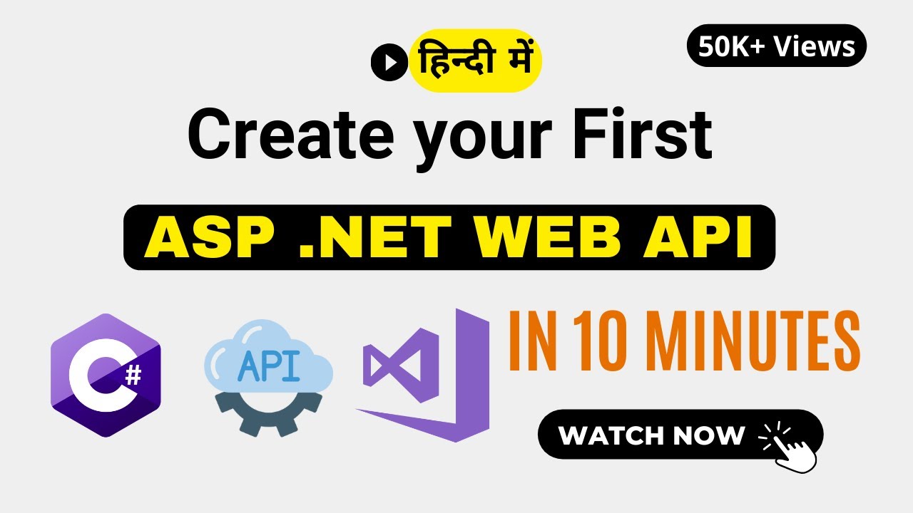 C# Web API बनाने का आसान तरीका | Visual Studio में शुरुआत