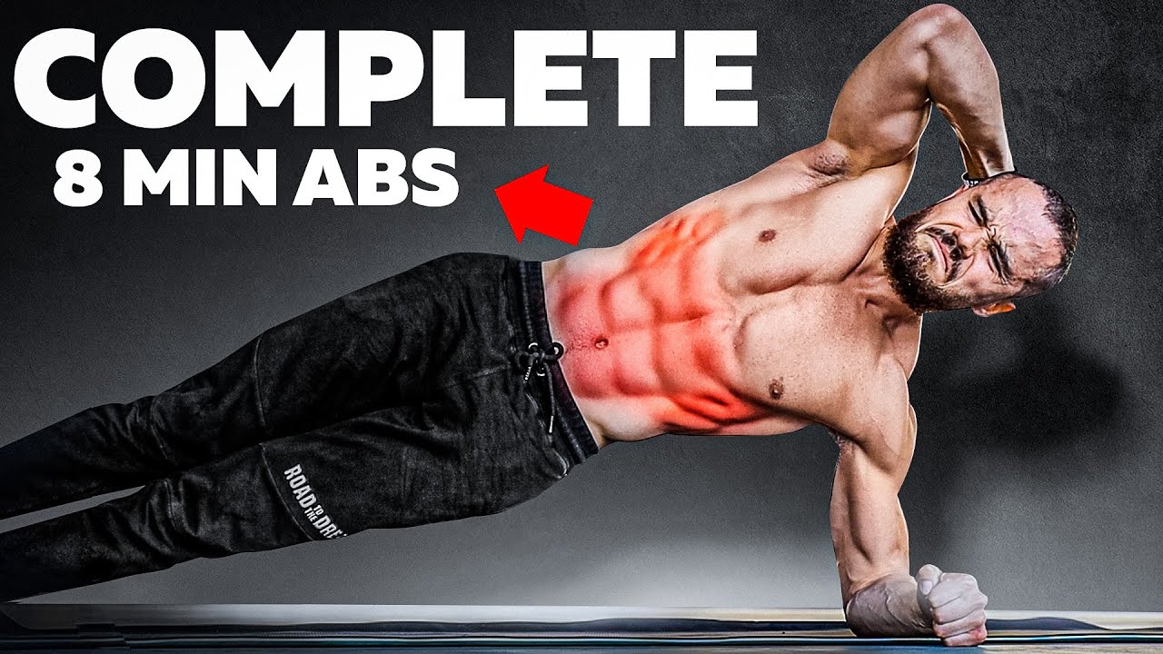 8-Minute Intense ABS Workout at Home (ABS ON FIRE)