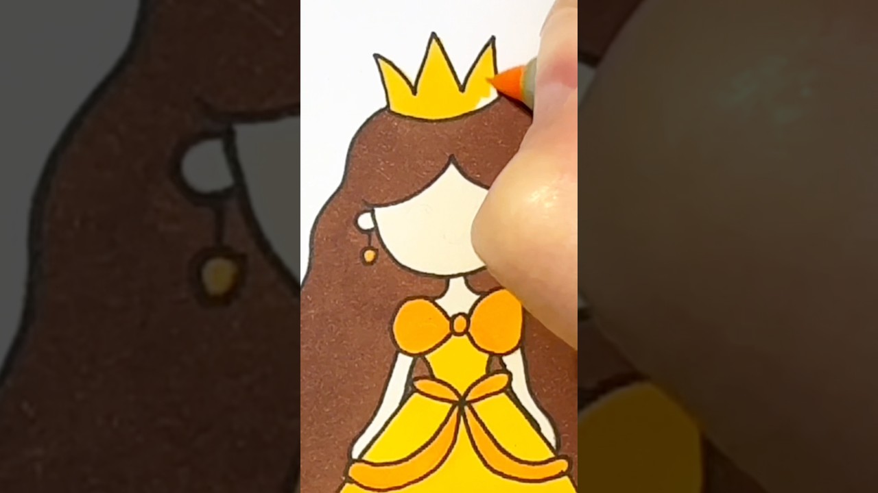 Watch This Princess Drawing Come To Life! #shorts #kids