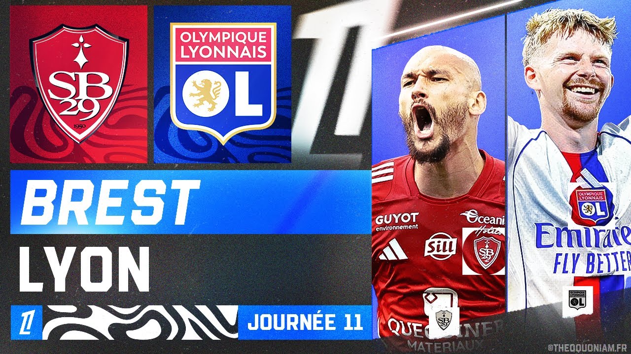 ⚽ Brest vs Lyon en Direct | Suivez le Match de la Ligue 1 2025-2026 en Live sur Twitch !