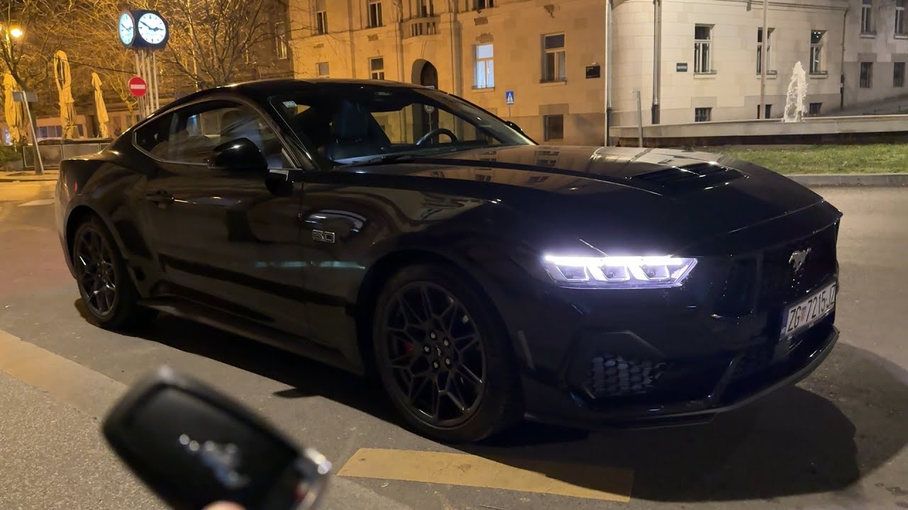 Ford Mustang 2024/2025 European Model Night Drive 🚗