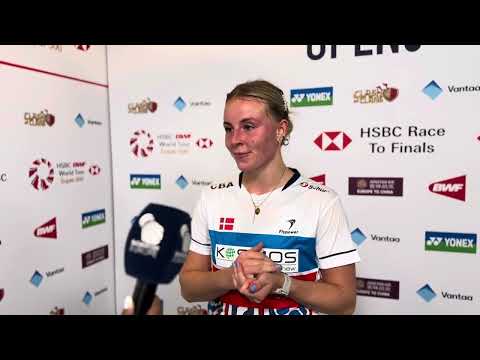 Mia Blichfeldtโs R16 post-match reaction at the Arctic Open