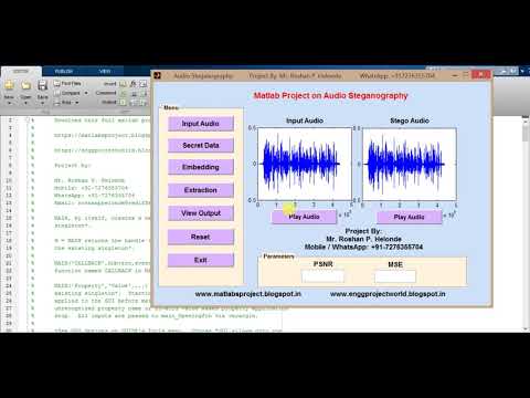 Matlab Code for Audio Steganography