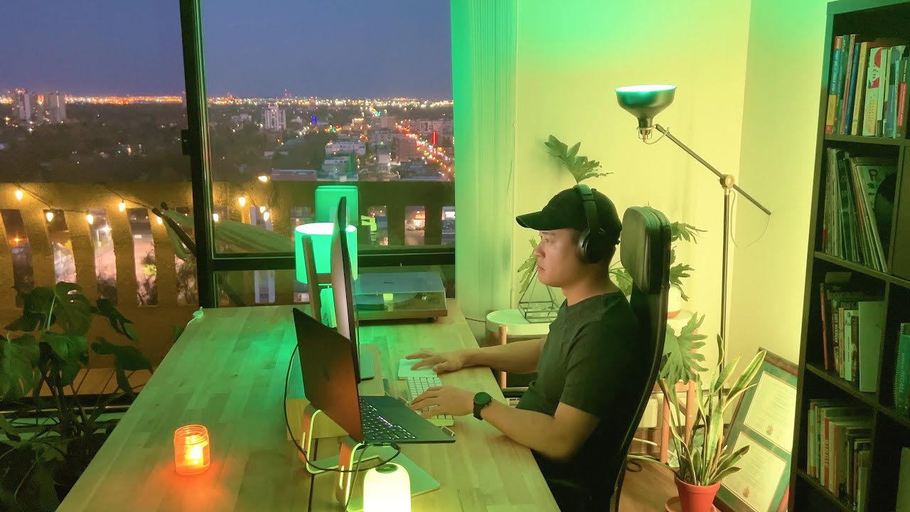 3-Hour Chill Lofi Study Session by the Ocean 🌴 | Pomodoro 45/15