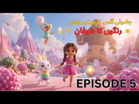 Zahra and the Talking Mirror – جادوئی آئس کریم کی وادی قسط 5 | Urdu story| Kids Moral Story in Urdu