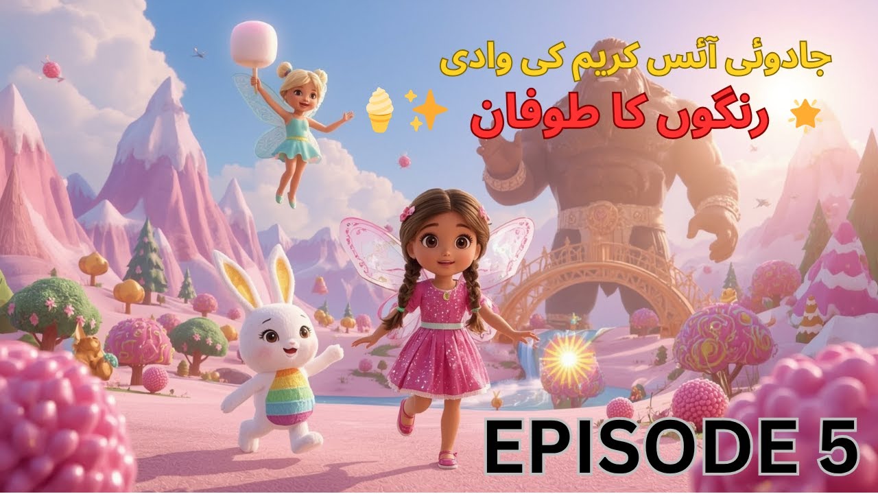 Zahra and the Talking Mirror: Magical Ice Cream Adventure 🌟 | Urdu Kids Moral Story, Part 5