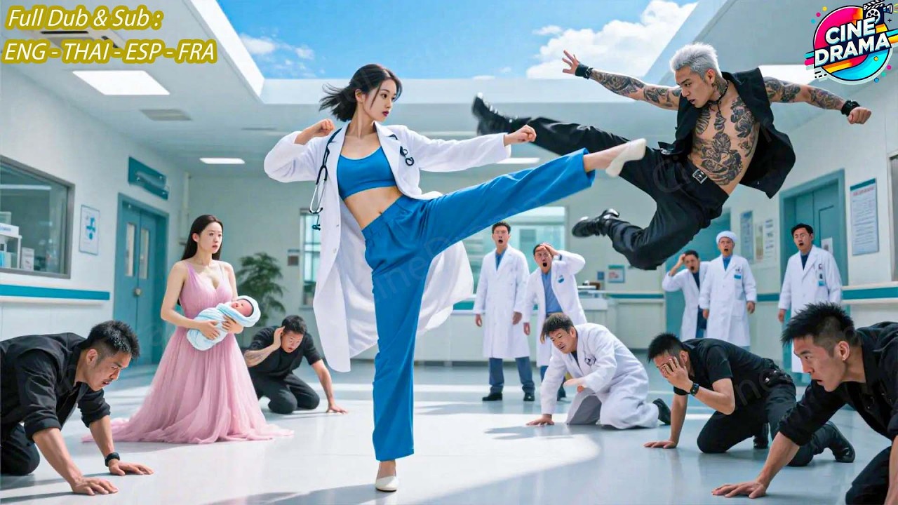 Shocking First Day Turnaround: Doctor Confronts Thug, Revealed as Hospital Director’s Wife 🎬