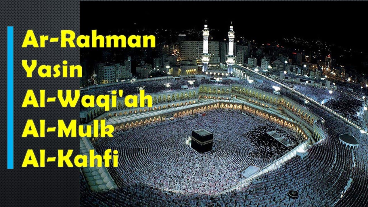 Surat Ar-Rahman, Yasin, Al-Waqi'ah & More 📖