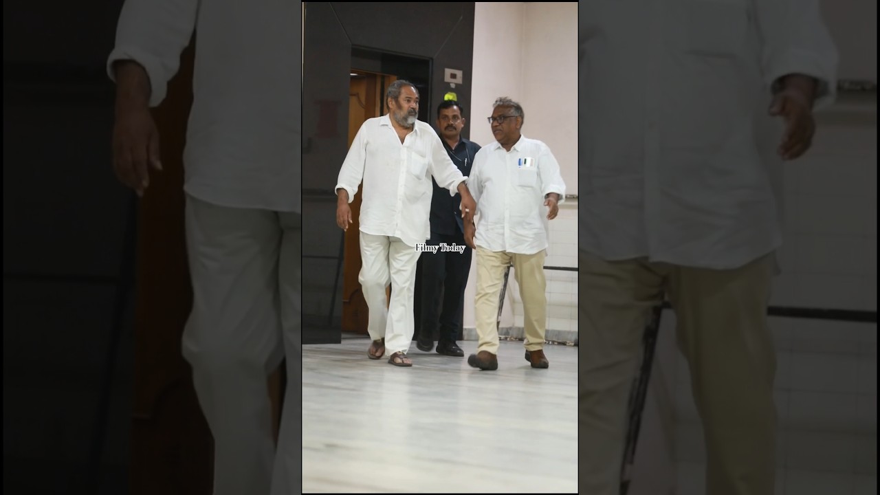 Exclusive Visuals of R. Narayana Murthy & Gore Tivenkanna from the University Movie 🎬