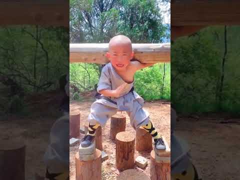 Young Boy Learns Shaolin Kung Fu 🥋