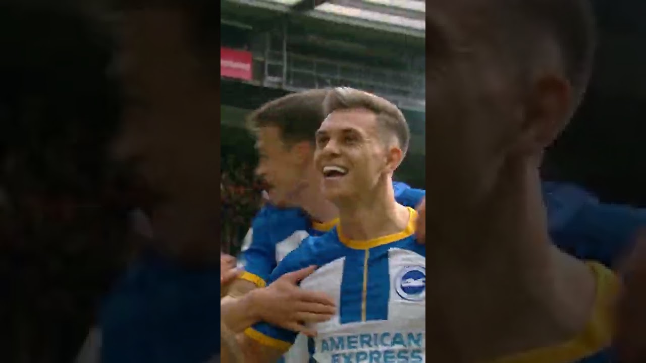 Leandro Trossard Scores Hat-Trick to Shock Liverpool at Anfield ⚽