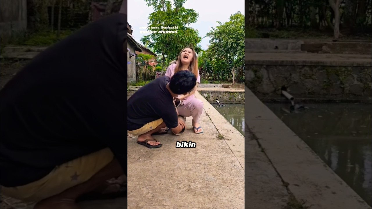 Suara Renyah Saat Istri Bantu Perbaiki Saluran Air 😲