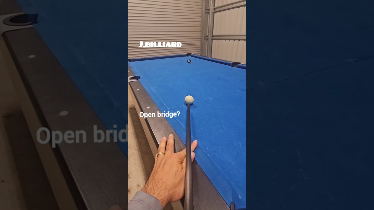 Use Rail Bridge When Cue Ball Near Edge 🎱