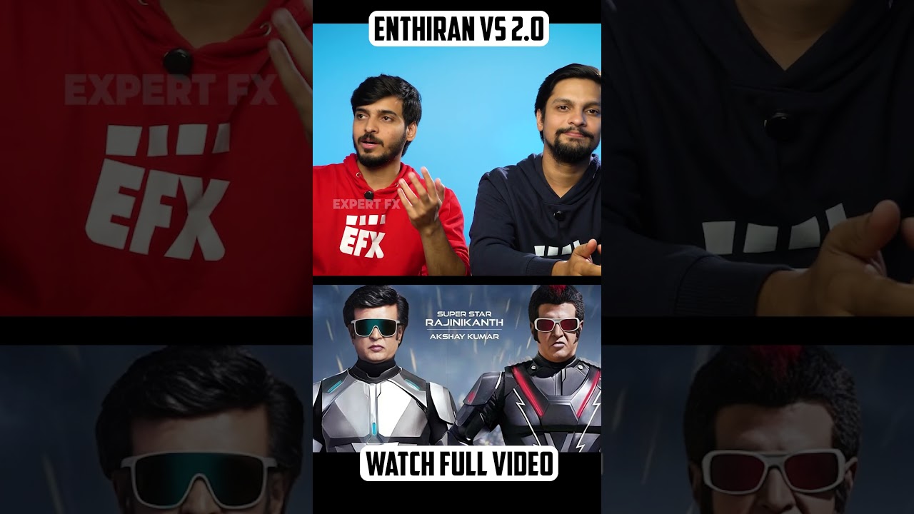 😲Enthiran VS 2.0🔥| Rajinkanth | EFX