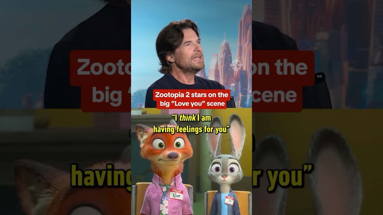 Jason Bateman & Ginnifer Goodwin reflect on Nick & Judy's emotional dialogue in Zootopia 2! #disney