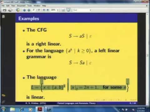 Mod-02 Lec-03 Regular Grammars