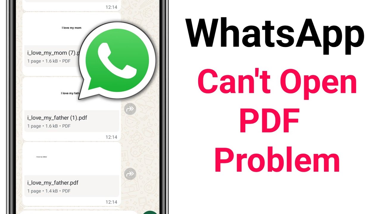 WhatsApp Can't Open PDF Files Issue | Troubleshooting Guide 2025