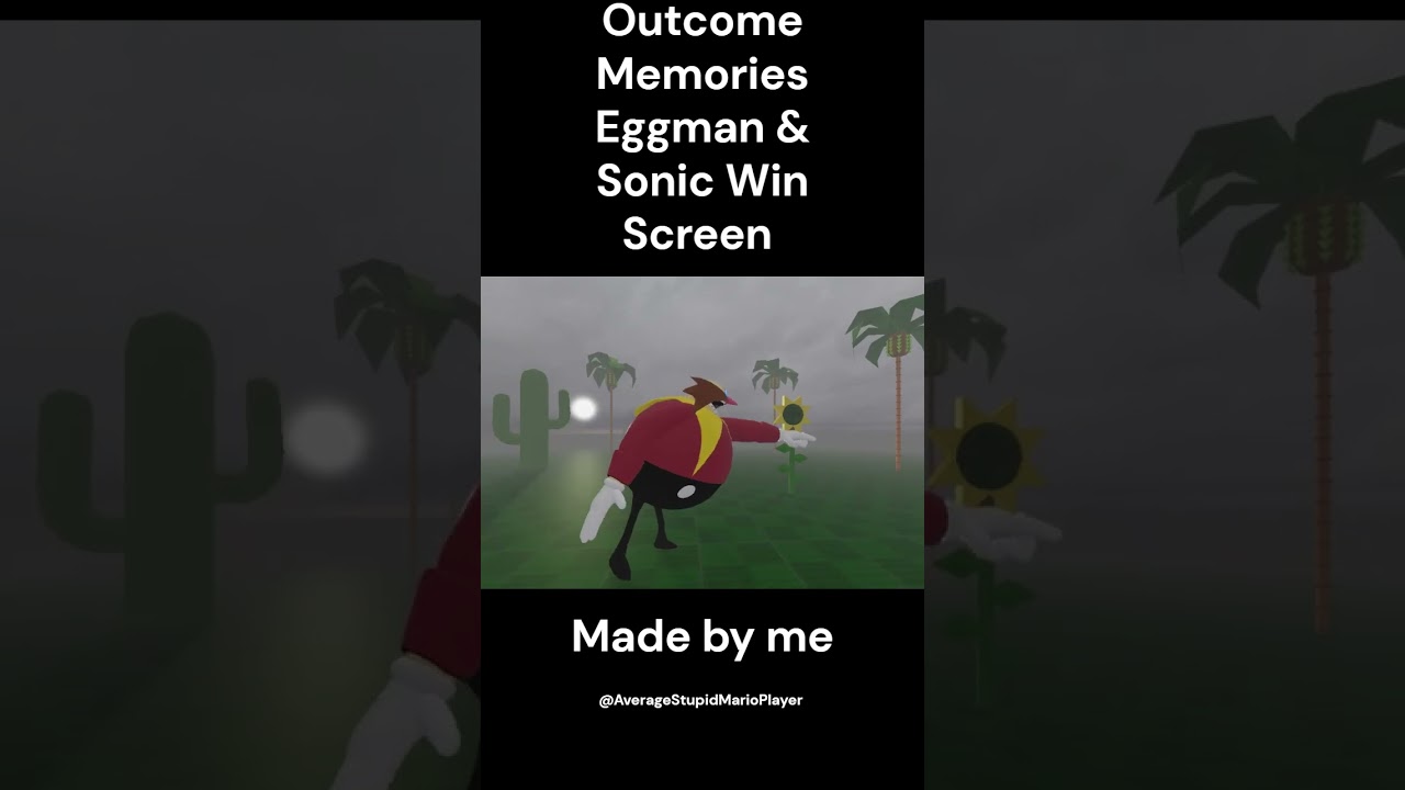 Epic Eggman Win Screen Concept for Outcome Memories 🚀