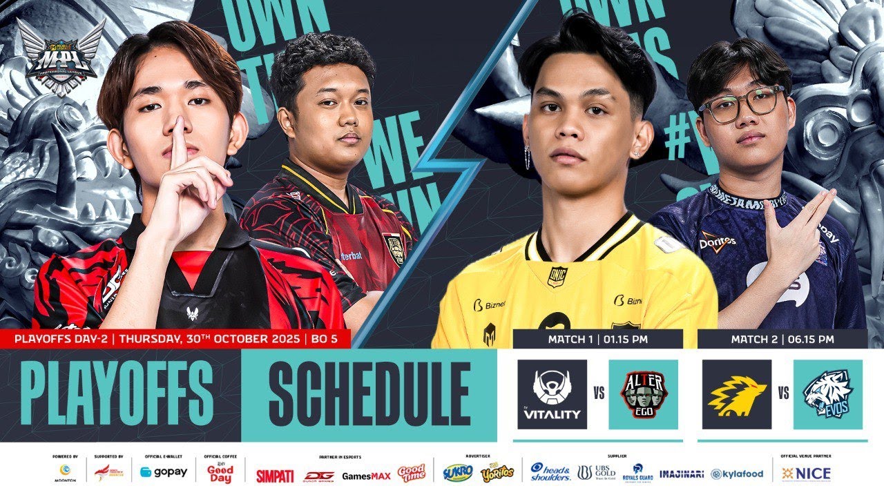 MPL ID S16 Playoffs Day 2 Live 🏆