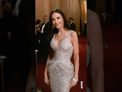 DEMI MOORE!! What an icon!! #demimoore #colewalliser #glambotbts #livefrome #oscars