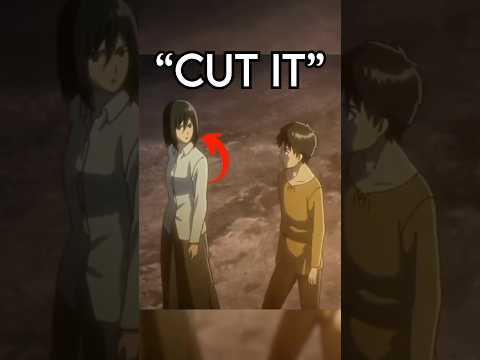 Eren DID NOT like Mikasa and Jean