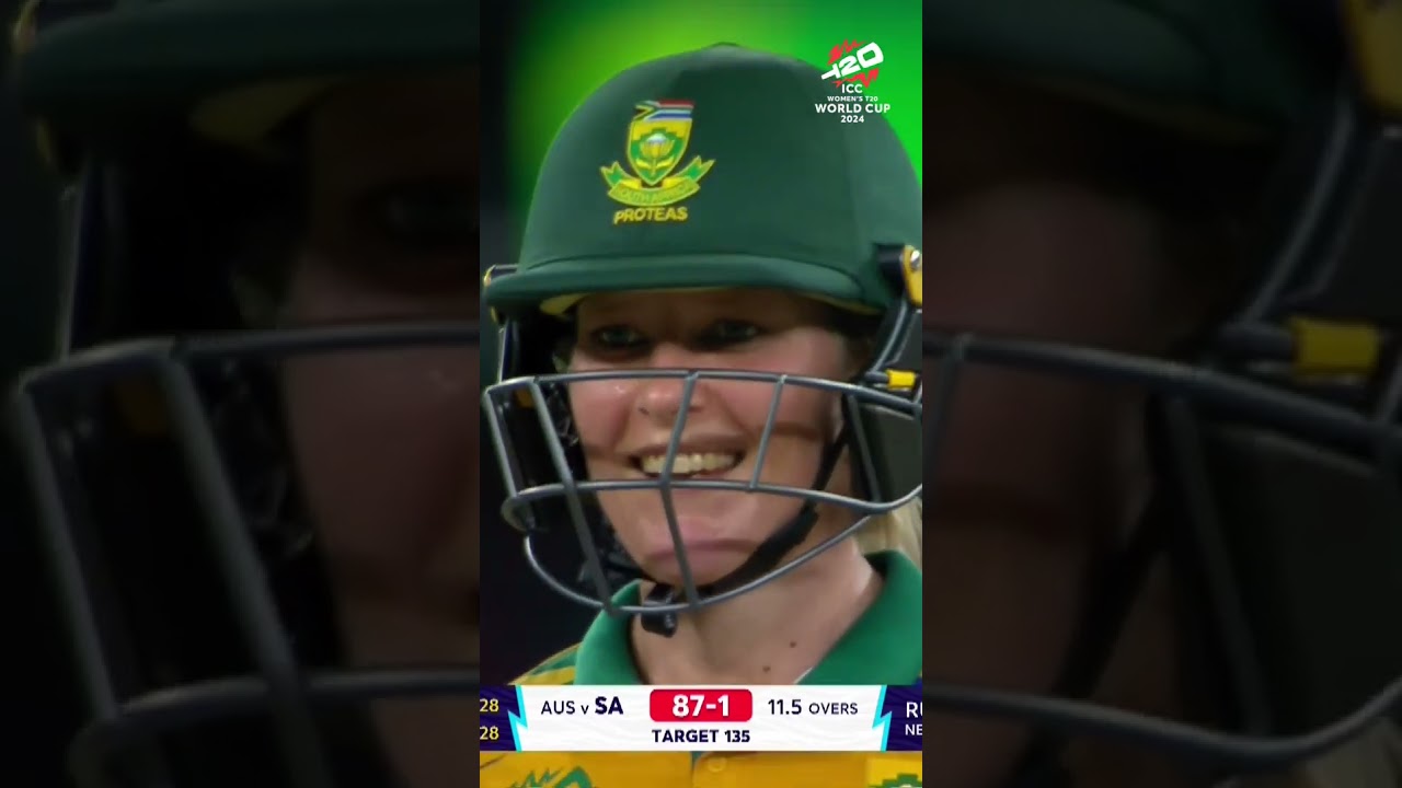 Anneke Bosch Delivers Stunning Hit in T20 World Cup Match! 🌟