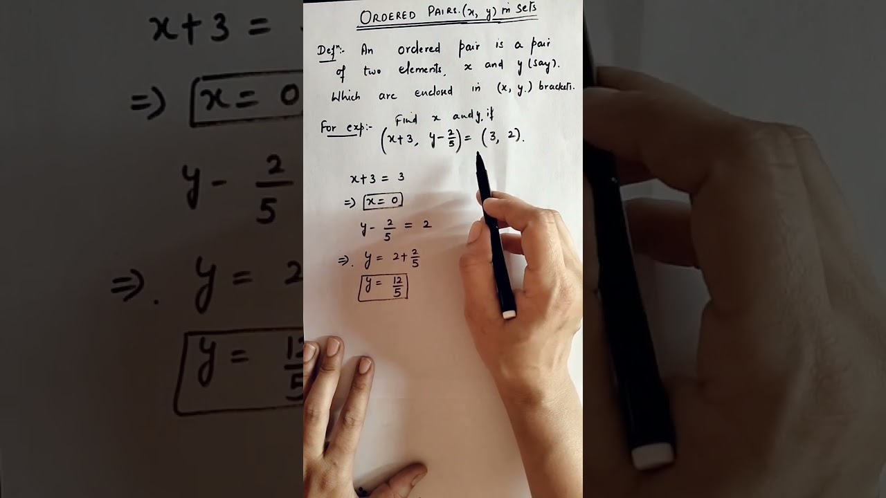 Ordered Pairs (Part 1) 📍