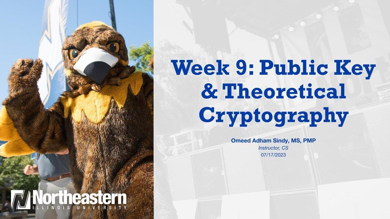 Week 9: Public Key & Theoretical Cryptography Fundamentals π